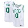 Jayson Tatum Boston Celtics Fashion7 Youth Fast Break Replica Player Jersey - White - Front View