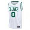 Jayson Tatum Boston Celtics Fashion7 Youth Fast Break Replica Player Jersey - White - Side View
