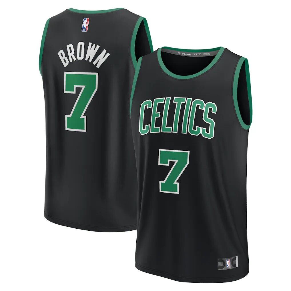Jaylen Brown Boston Celtics Fashion7 Youth Fast Break Replica Player Jersey - Statement Edition