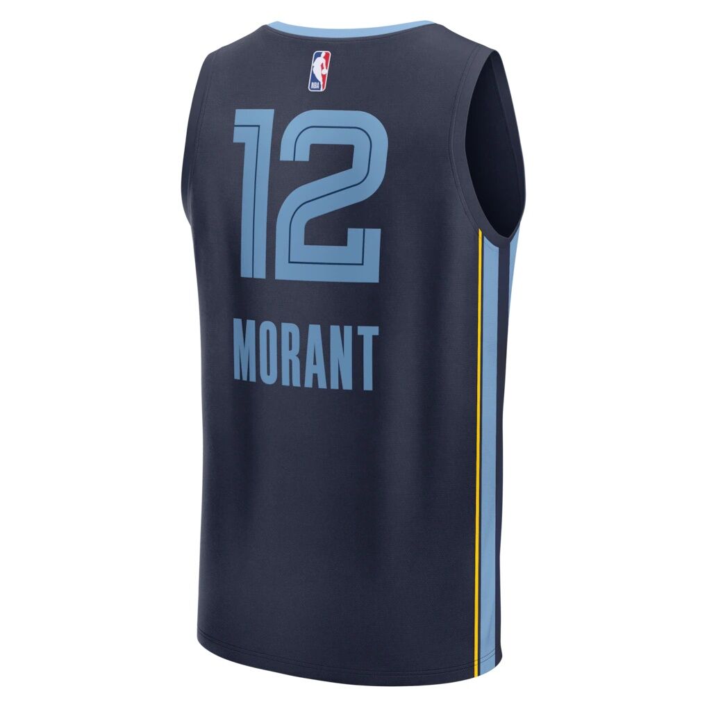 Ja Morant Memphis Grizzlies Fashion7 Youth Fast Break Replica Player Jersey - Icon Edition