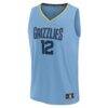 Ja Morant Memphis Grizzlies Fashion7 Youth Fast Break Replica Player Jersey - Statement Edition - - Side View