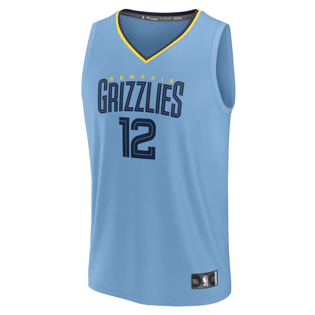 Ja Morant Memphis Grizzlies Fashion7 Youth Fast Break Replica Player Jersey - Statement Edition - Light Blue