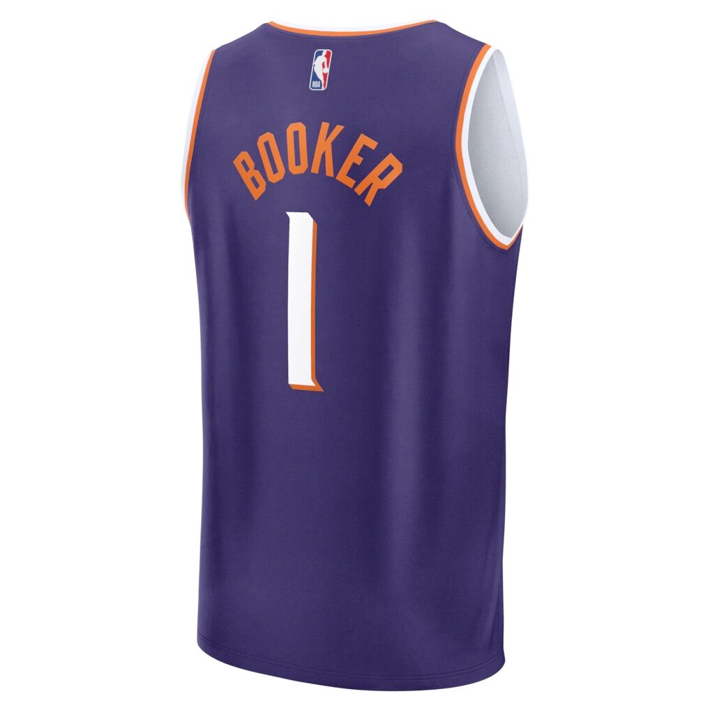 Devin Booker Phoenix Suns Fashion7 Youth Fast Break Replica Player Jersey - Icon Edition