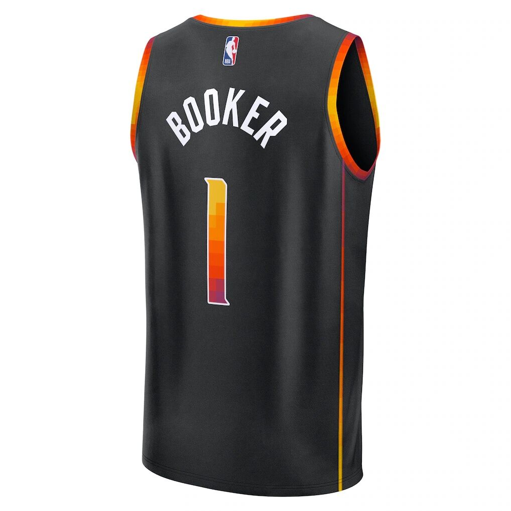 Devin Booker Phoenix Suns Fashion7 Youth Fast Break Replica Player Jersey - Statement Edition