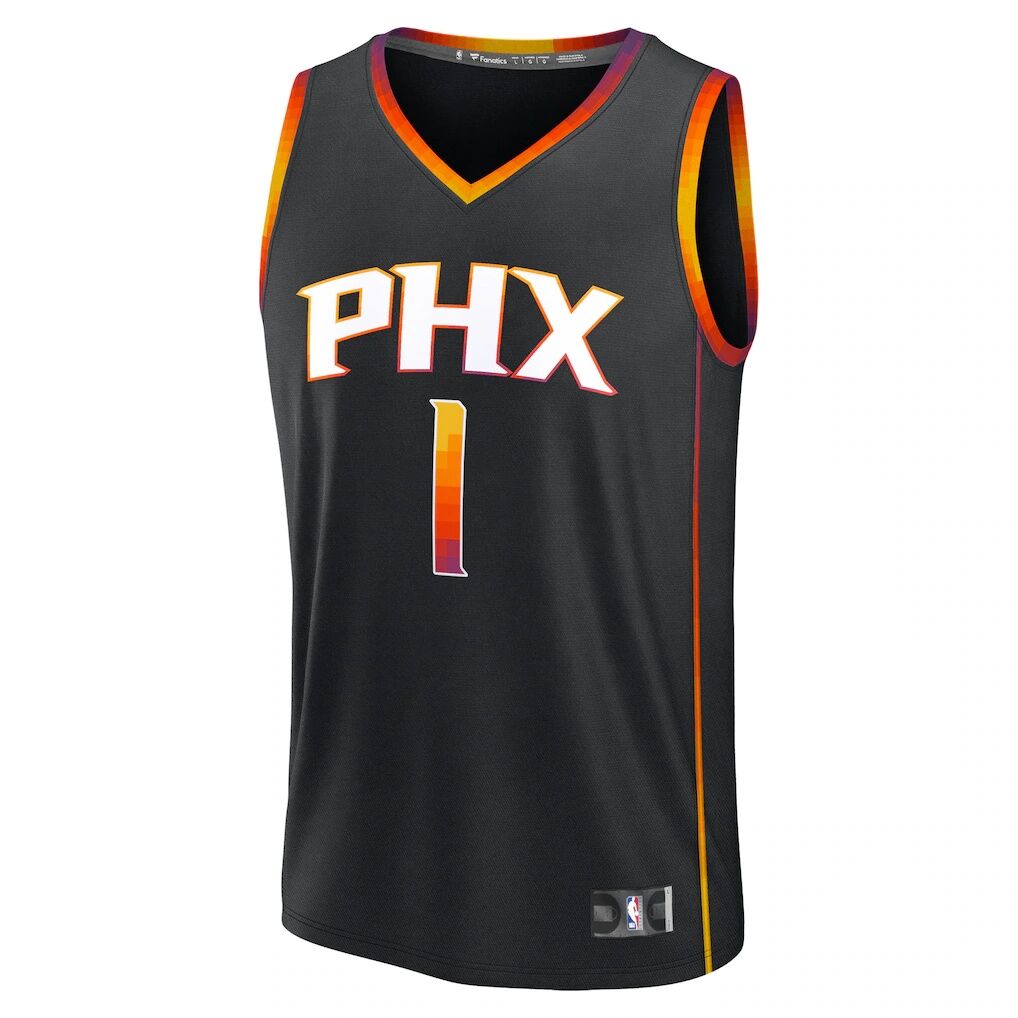 Devin Booker Phoenix Suns Fashion7 Youth Fast Break Replica Player Jersey - Statement Edition