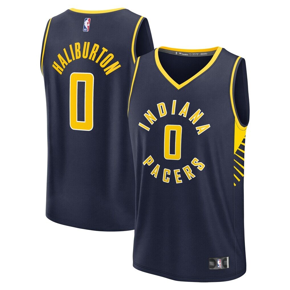 Tyrese Haliburton Indiana Pacers Fashion7 Youth Fast Break Replica Player Jersey - Icon Edition