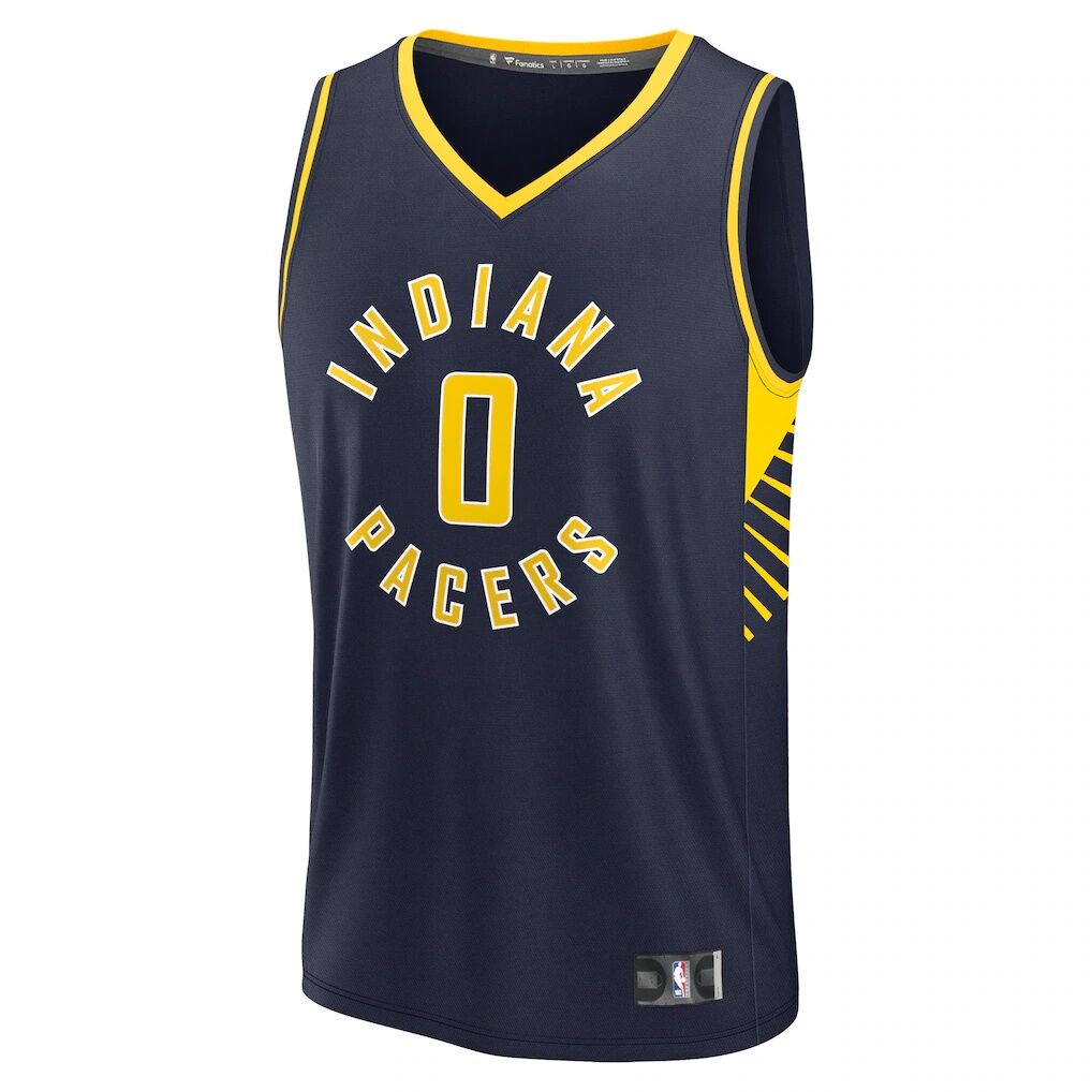 Tyrese Haliburton Indiana Pacers Fashion7 Youth Fast Break Replica Player Jersey - Icon Edition