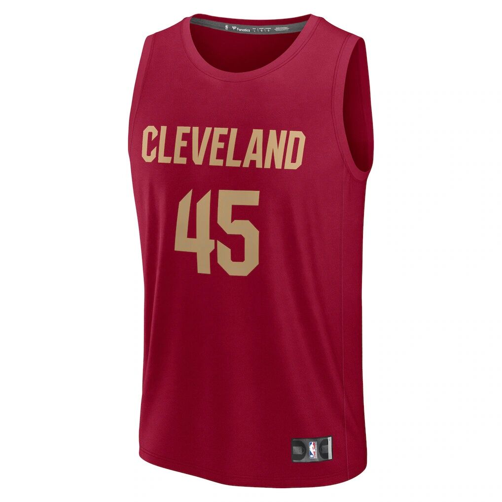 Donovan Mitchell Cleveland Cavaliers Fanatics Youth Fast Break Replica Player Jersey – Icon Edition – Wine