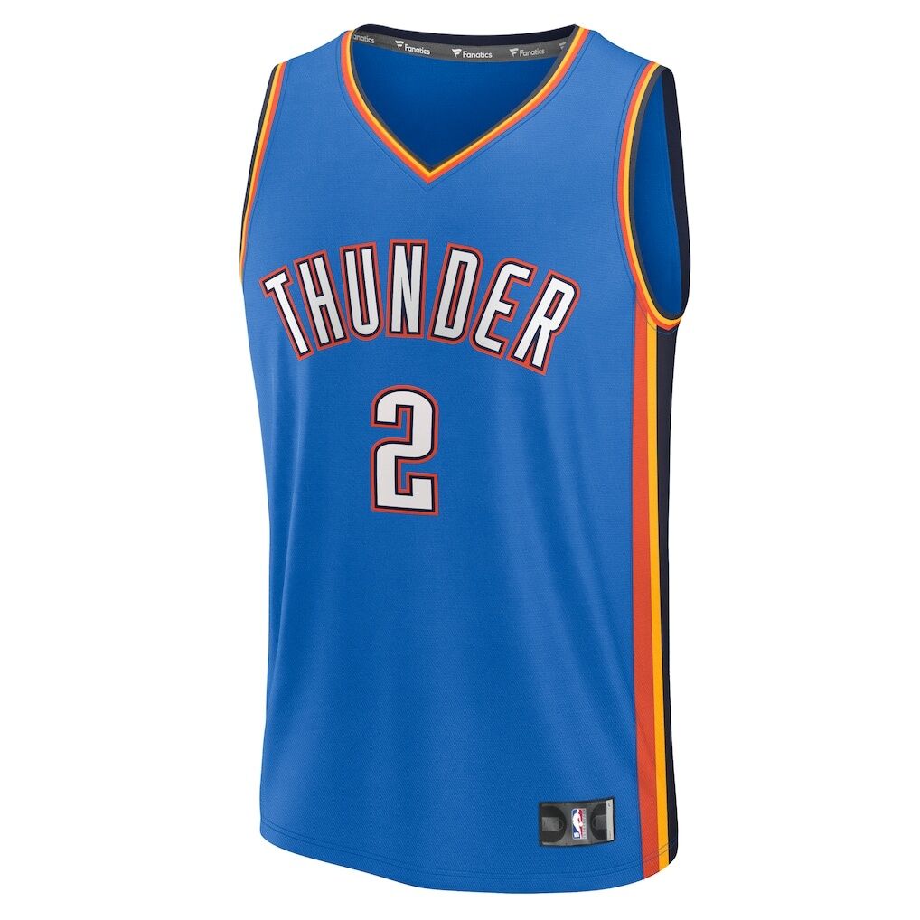 Shai Gilgeous-Alexander Oklahoma City Thunder Fashion7 Youth Fast Break Replica Player Jersey - Icon Edition
