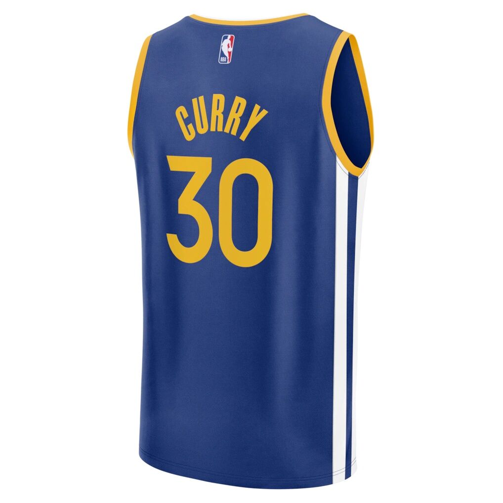 Stephen Curry Golden State Warriors Fashion7 Fast Break Replica Jersey - Icon Edition - Royal