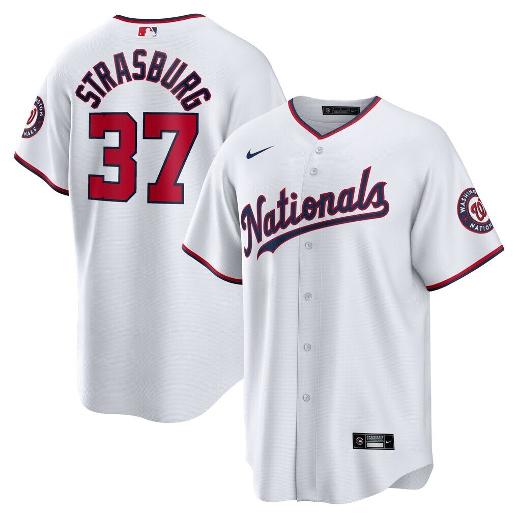 Stephen Strasburg Washington Nationals Nike Home Replica Jersey