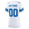 Detroit Lions Nike Women's Custom Game Jersey - White - Detail View