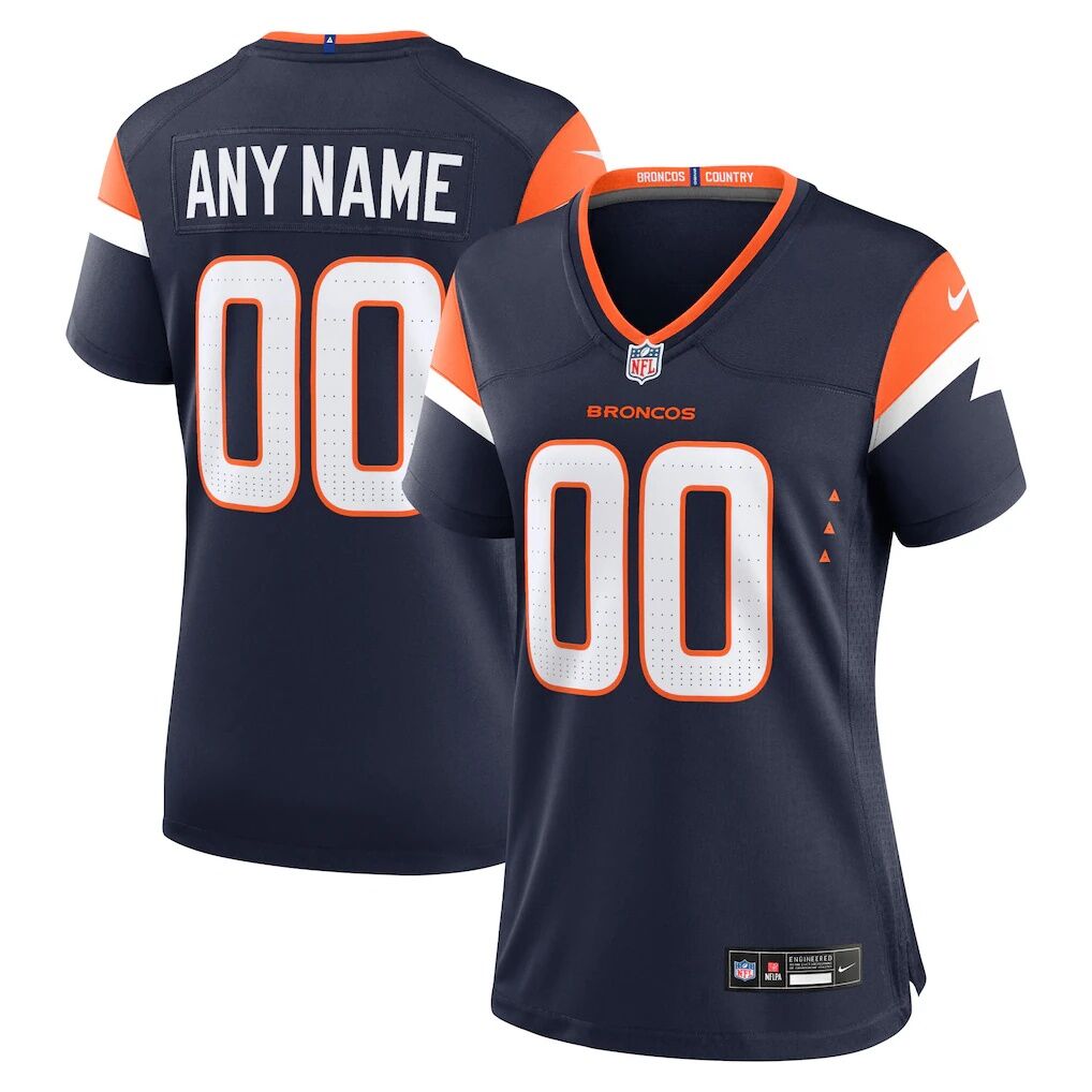 Denver Broncos Nike Women's Alternate Custom Game Jersey