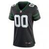 New York Jets Nike Women's Alternate Custom Game Jersey - - Side View