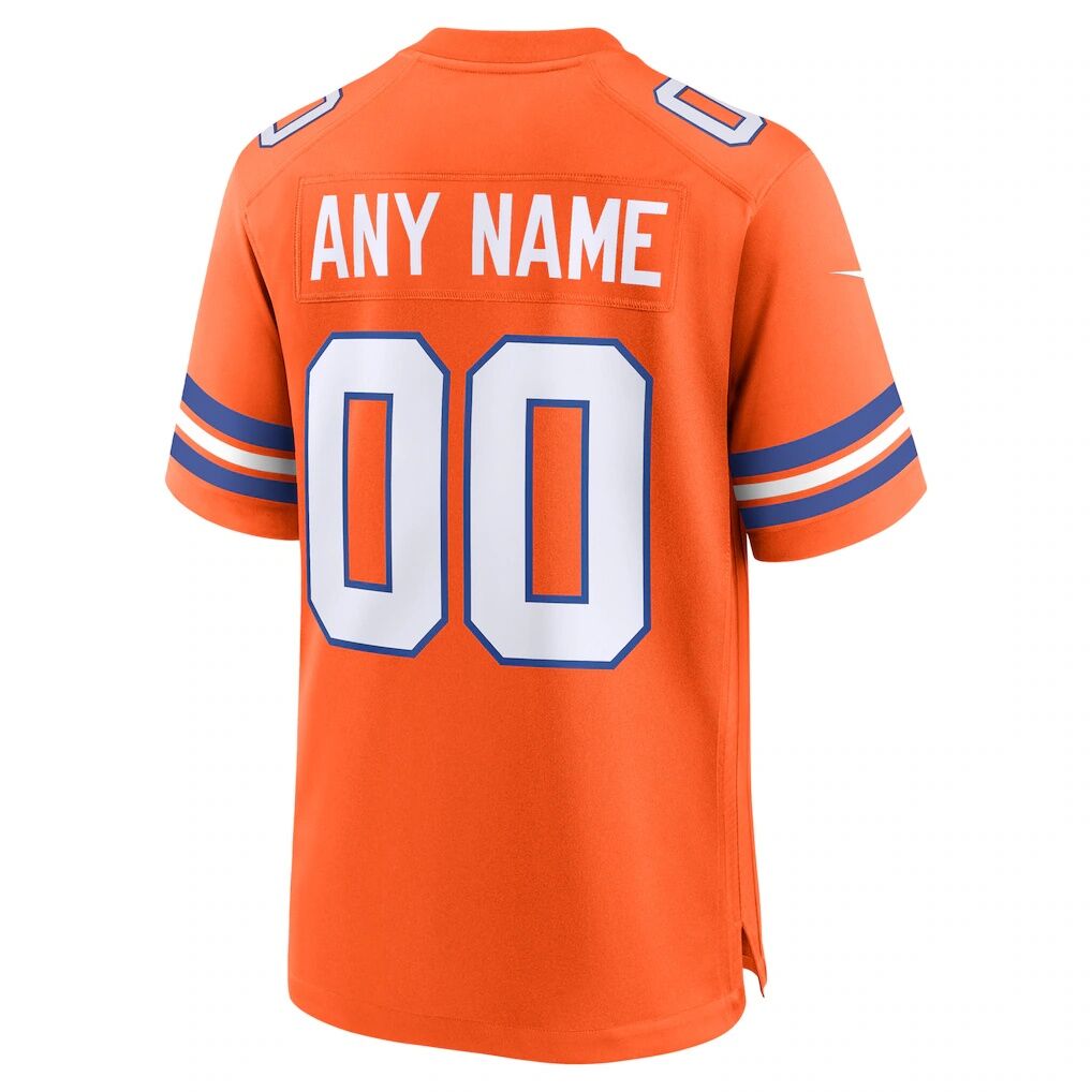 Denver Broncos Nike Mile High Collection 1977 Throwback Custom Game Jersey