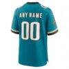 Jacksonville Jaguars Nike Prowler Throwback Custom Game Jersey - Teal - Detail View