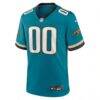 Jacksonville Jaguars Nike Prowler Throwback Custom Game Jersey - Teal - Side View
