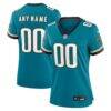 Jacksonville Jaguars Nike Women's Prowler Throwback Custom Game Jersey - Teal - Front View