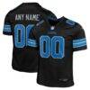 Detroit Lions Nike Youth Alternate Custom Game Jersey - Black - Front View