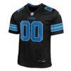 Detroit Lions Nike Youth Alternate Custom Game Jersey - Black - Side View