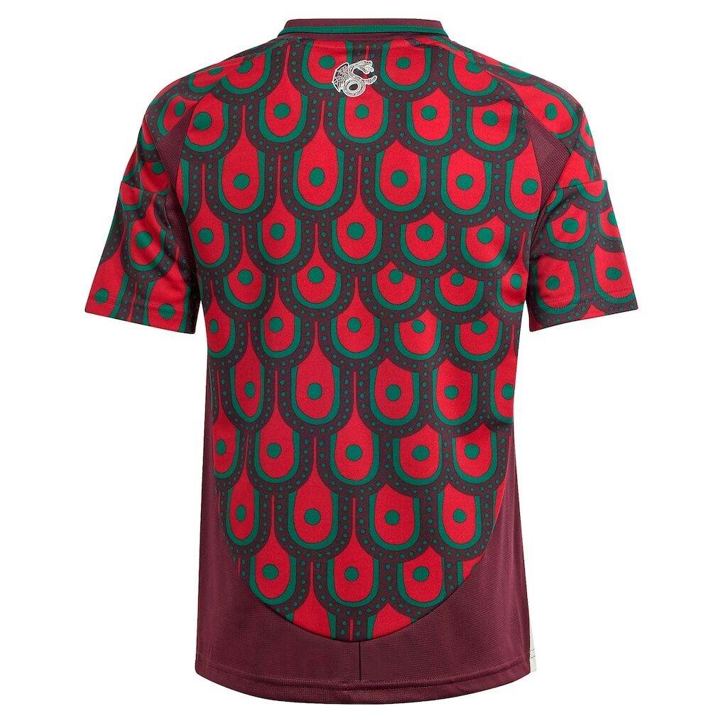 Mexico National Team adidas Youth 2024 Home Replica Jersey - Burgundy