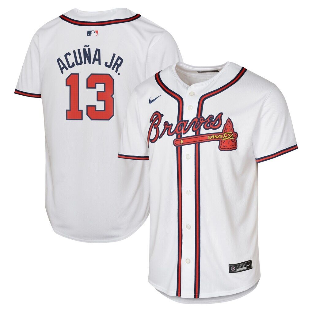 Ronald Acuña Jr. Atlanta Braves Nike Youth Home Limited Player Jersey