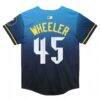 Zack Wheeler Philadelphia Phillies Nike Preschool 2024 City Connect Limited Player Jersey - Blue - Detail View