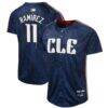 Jose Ramirez Cleveland Guardians Nike Youth 2024 City Connect Limited Jersey - Navy - Front View