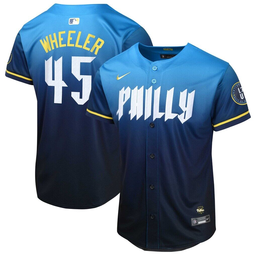 Zack Wheeler Philadelphia Phillies Nike Youth 2024 City Connect Limited Player Jersey
