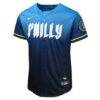 Zack Wheeler Philadelphia Phillies Nike Youth 2024 City Connect Limited Player Jersey - Blue - Side View