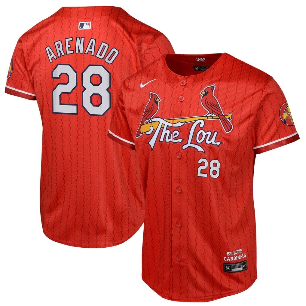 Nolan Arenado St. Louis Cardinals Nike Youth 2024 City Connect Limited Player Jersey