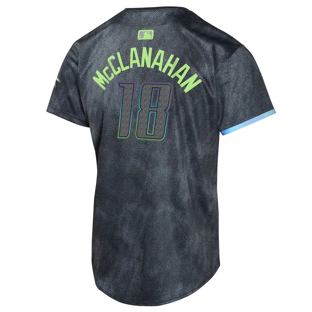Shane McClanahan Tampa Bay Rays Nike Youth 2024 City Connect Limited Player Jersey