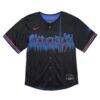Vladimir Guerrero Jr. Toronto Blue Jays Nike Infant 2024 City Connect Limited Player Jersey - Navy - Side View