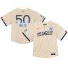 Mookie Betts Los Angeles Dodgers Nike Toddler 2024 City Connect Limited Player Jersey - Cream - Front View