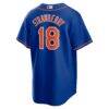 Darryl Strawberry New York Mets Nike Alternate Replica Player Jersey - - Detail View