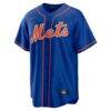 Darryl Strawberry New York Mets Nike Alternate Replica Player Jersey - - Side View