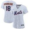 Darryl Strawberry New York Mets Nike Women's Home Replica Player Jersey - White - Front View