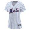 Darryl Strawberry New York Mets Nike Women's Home Replica Player Jersey - White - Side View