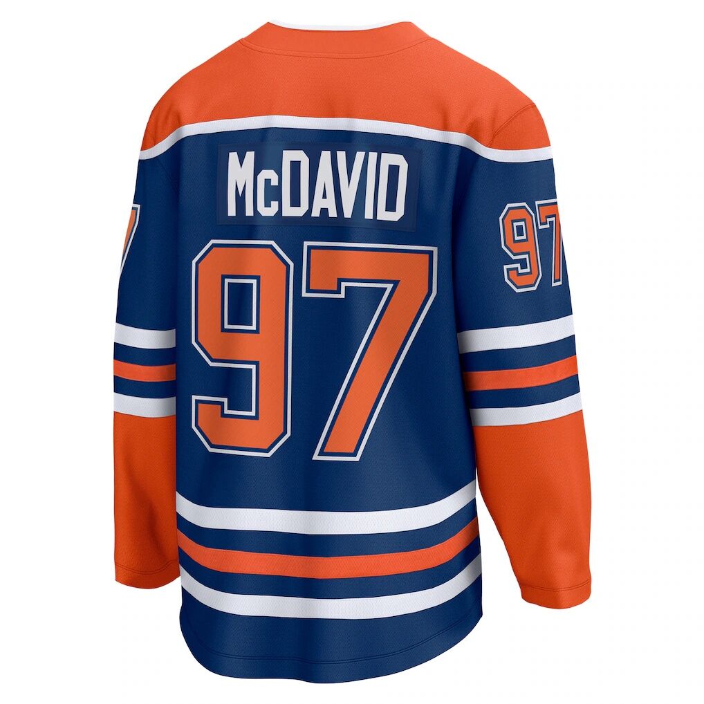 Connor McDavid Edmonton Oilers Fashion7 Home Breakaway Jersey - Royal