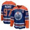 Connor McDavid Edmonton Oilers Fashion7 Home Breakaway Jersey - - Front View