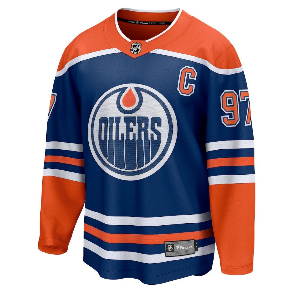 Connor McDavid Edmonton Oilers Fashion7 Home Breakaway Jersey - Royal