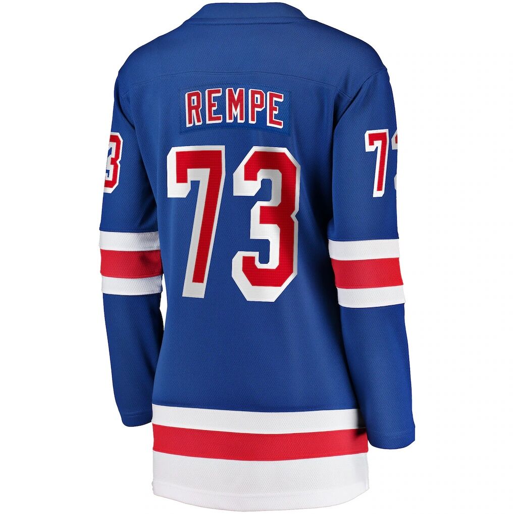 Matt Rempe New York Rangers Fashion7 Women's Home Breakaway Jersey