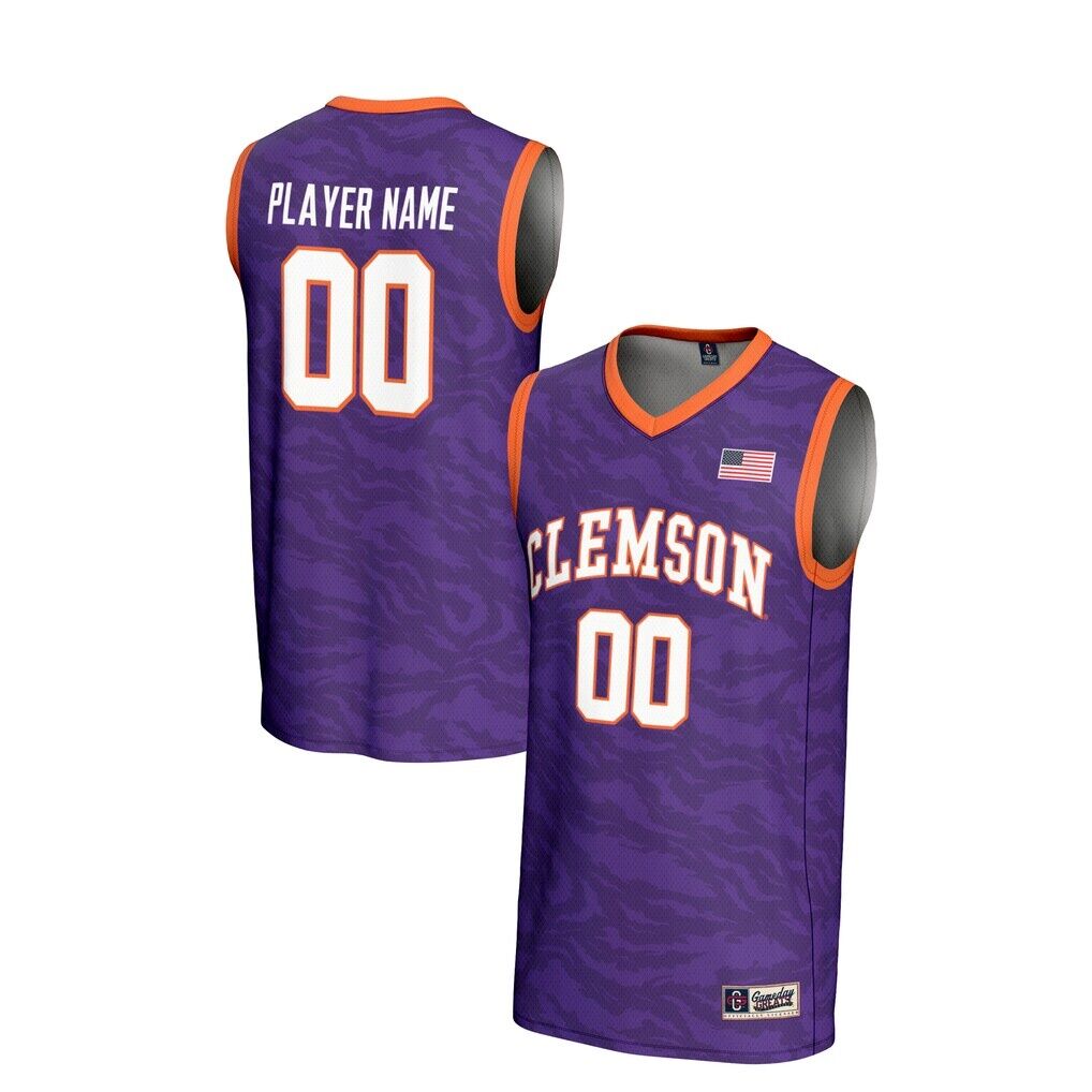 Clemson Tigers GameDay Greats Unisex NIL Pick-A-Player Men's Basketball Lightweight Jersey