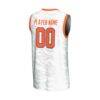 Clemson Tigers GameDay Greats Youth NIL Pick-A-Player Men's Basketball Lightweight Jersey - White - Detail View