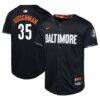 Adley Rutschman Baltimore Orioles Nike Youth City Connect Limited Player Jersey - Black - Front View