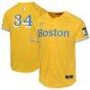 David Ortiz Boston Red Sox Nike Youth City Connect Limited Player Jersey - Gold - Front View