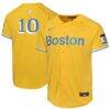Trevor Story Boston Red Sox Nike Youth City Connect Limited Player Jersey - Gold - Front View