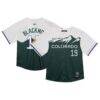 Charlie Blackmon Colorado Rockies Nike Toddler City Connect Limited Player Jersey - Green - Front View