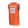 Clemson Tigers GameDay Greats Unisex NIL Pick-A-Player Women's Basketball Lightweight Jersey - Orange - Detail View