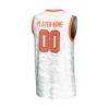 Clemson Tigers GameDay Greats Youth NIL Pick-A-Player Women's Basketball Lightweight Jersey - White - Detail View